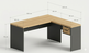 01 mesa em l com duas gavetas